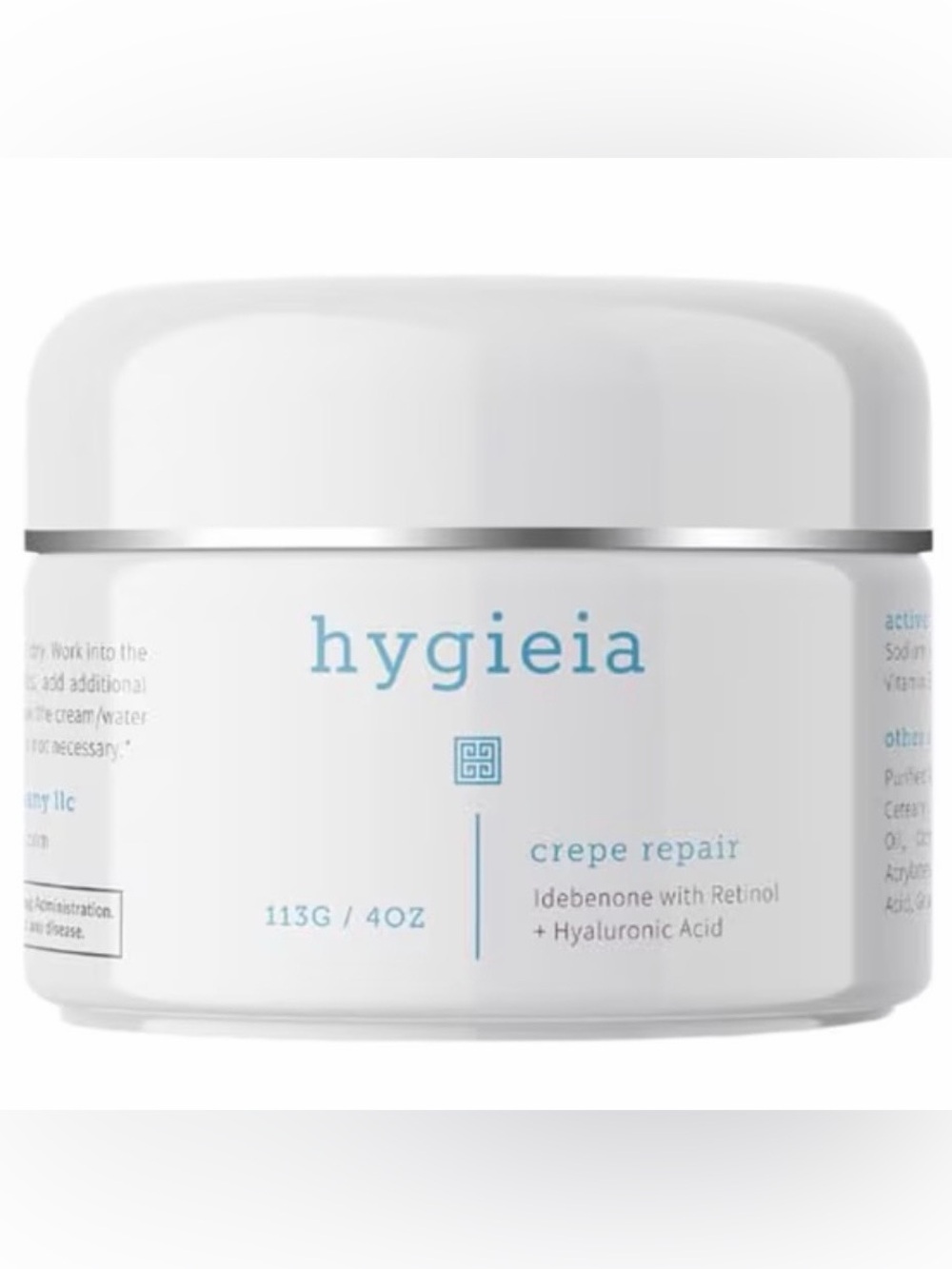 Hygieia Crepe Repair, Liposomal Repair Cream, 4oz Exp: 10/2027 - New / Sealed